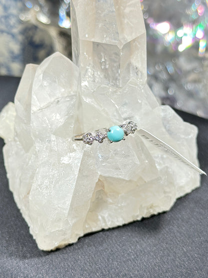 绿松石S925银戒指