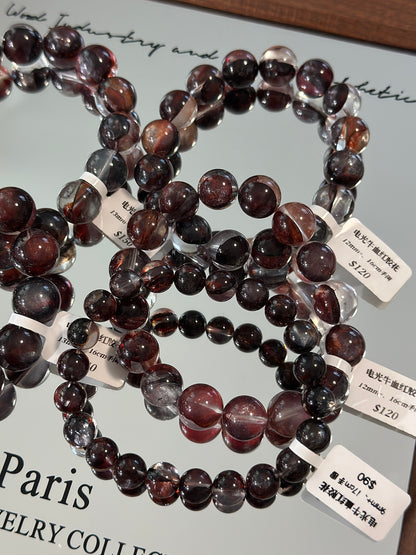 Electric oxblood red gum flower