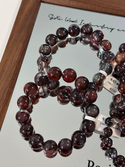 Electric oxblood red gum flower