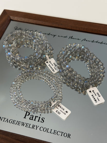 Full blue light gray moonlight three circles