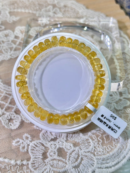 Brazilian citrine faceted