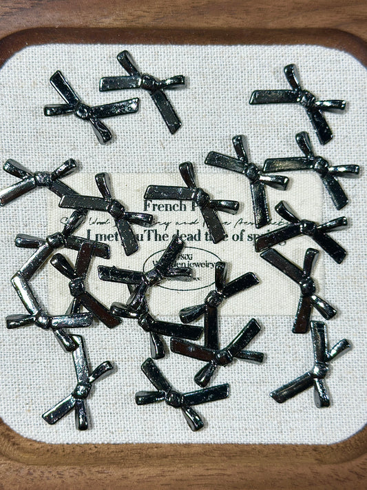 Gunmetal bow spacer accessories