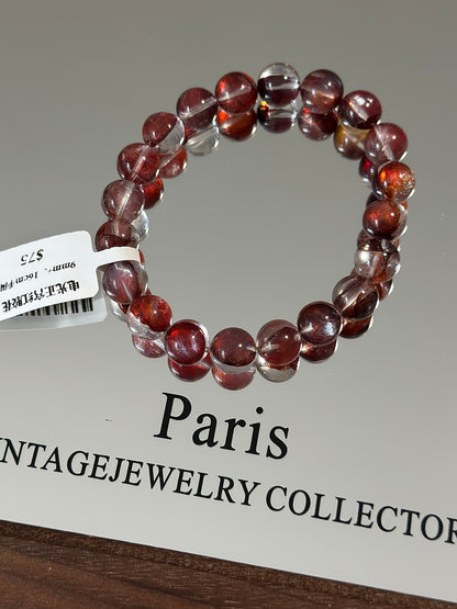 Electric light palace red plastic flower