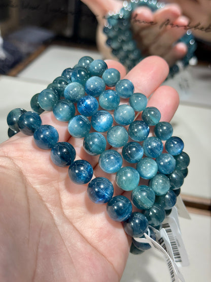 Cat's Eye Blue Green Crystal