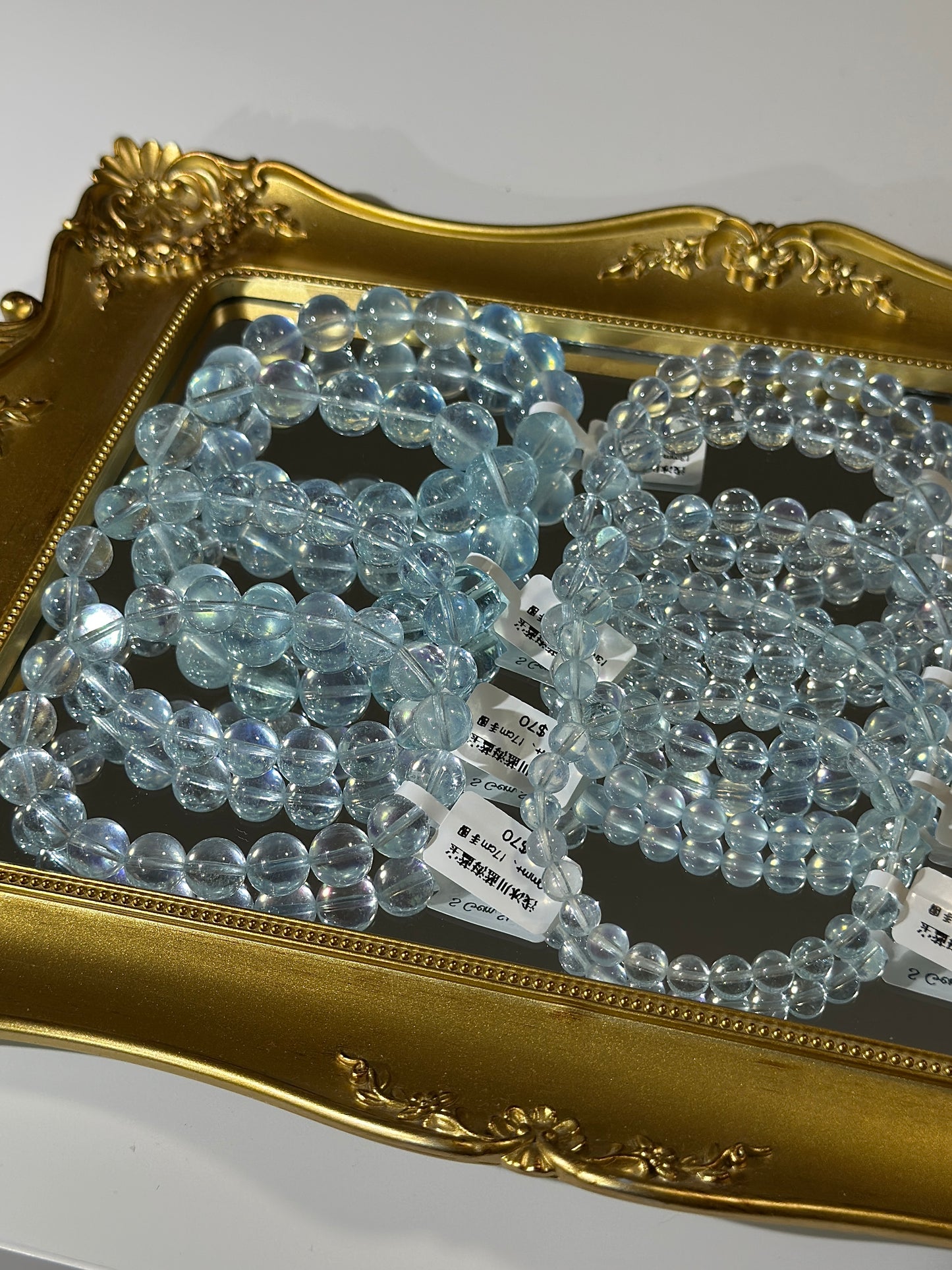 Light glacier blue aquamarine