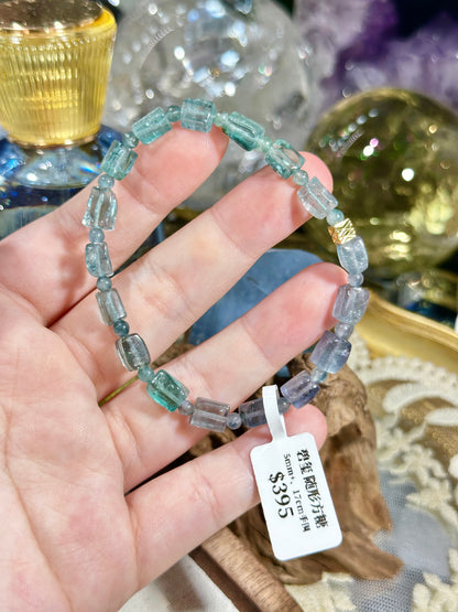 Free-Shaped Sugar Cube Blue Purple Tourmaline