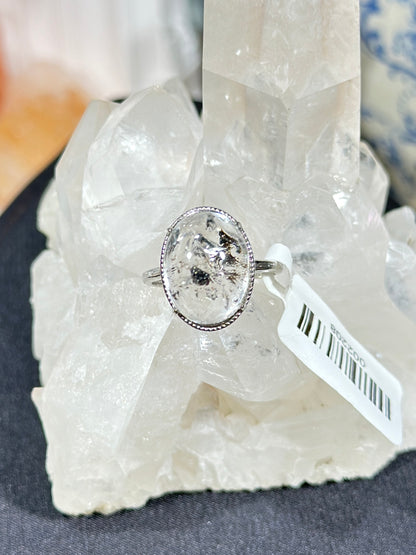 Black Shining S925 Silver Ring