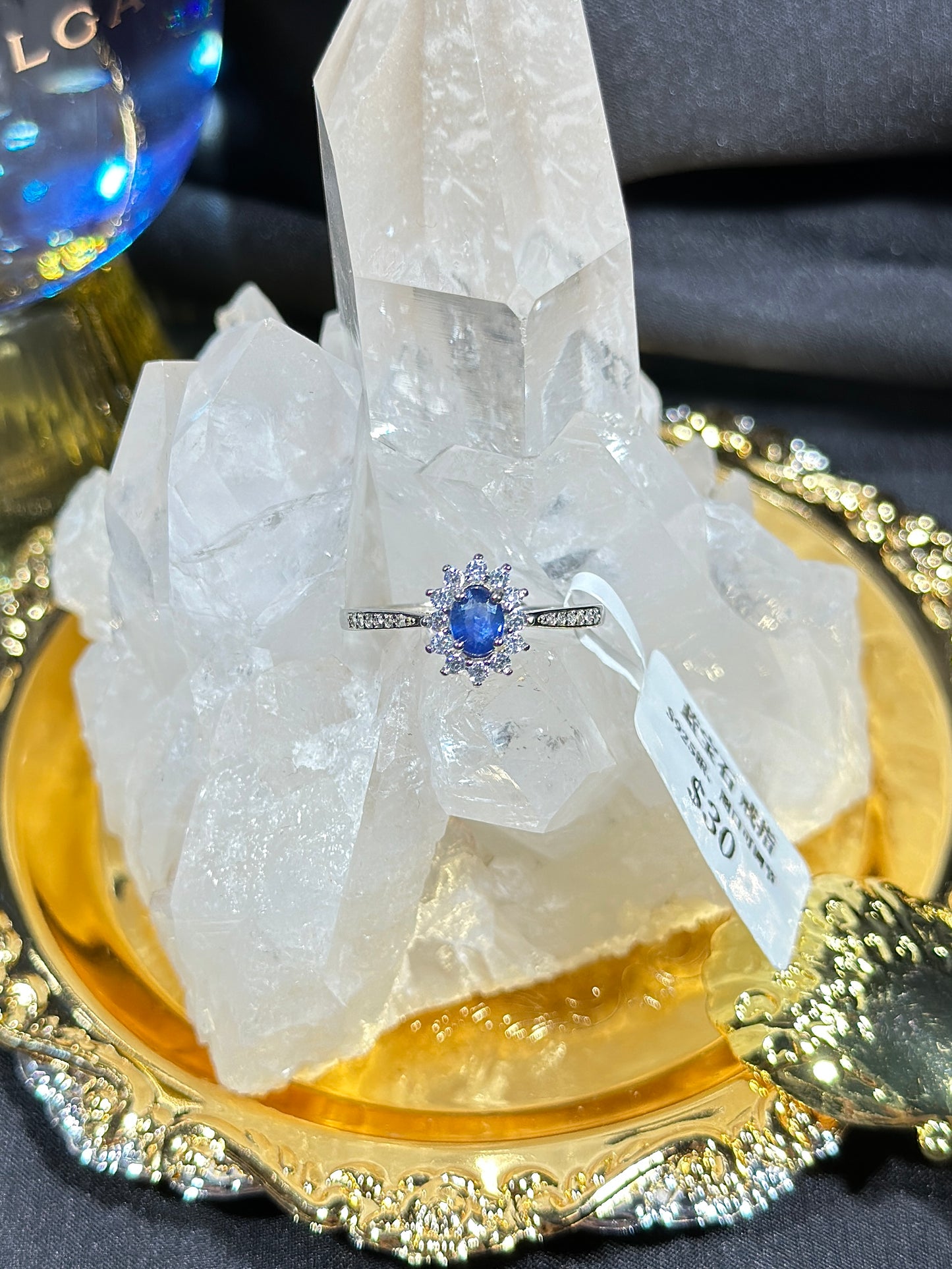 Sapphire S925 silver ring-1