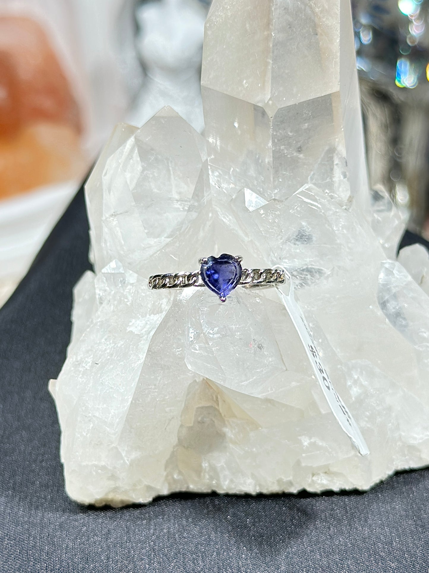 堇青石S925银戒指