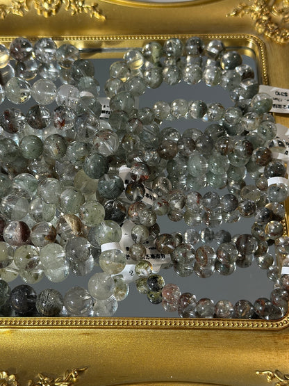 Monet Cornucopia Green Phantom Crystal