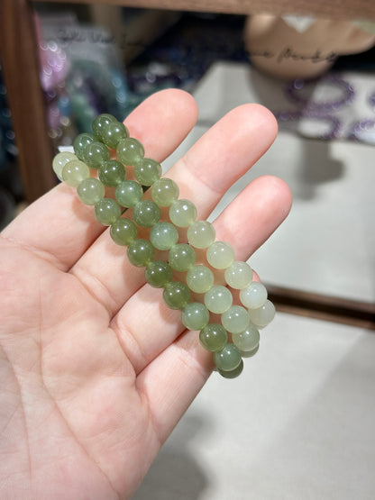Gradient color Hetian jade