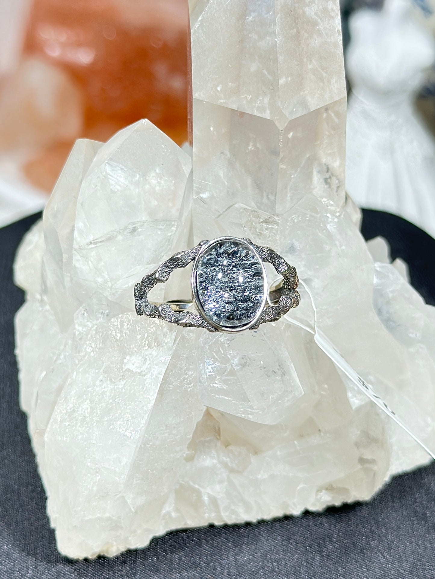 蓝金沙S925银戒指