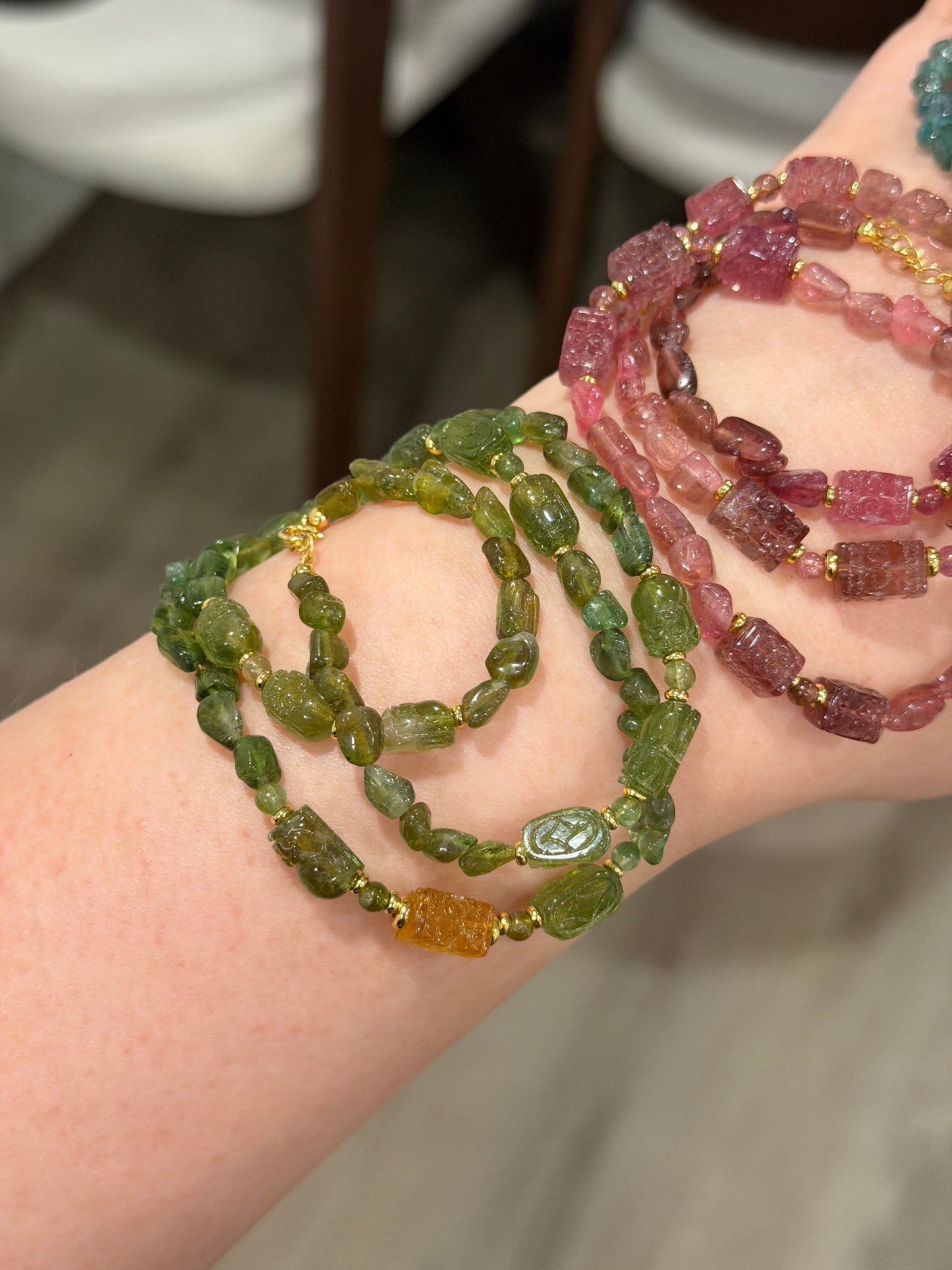 设计款 | 绿碧玺长链