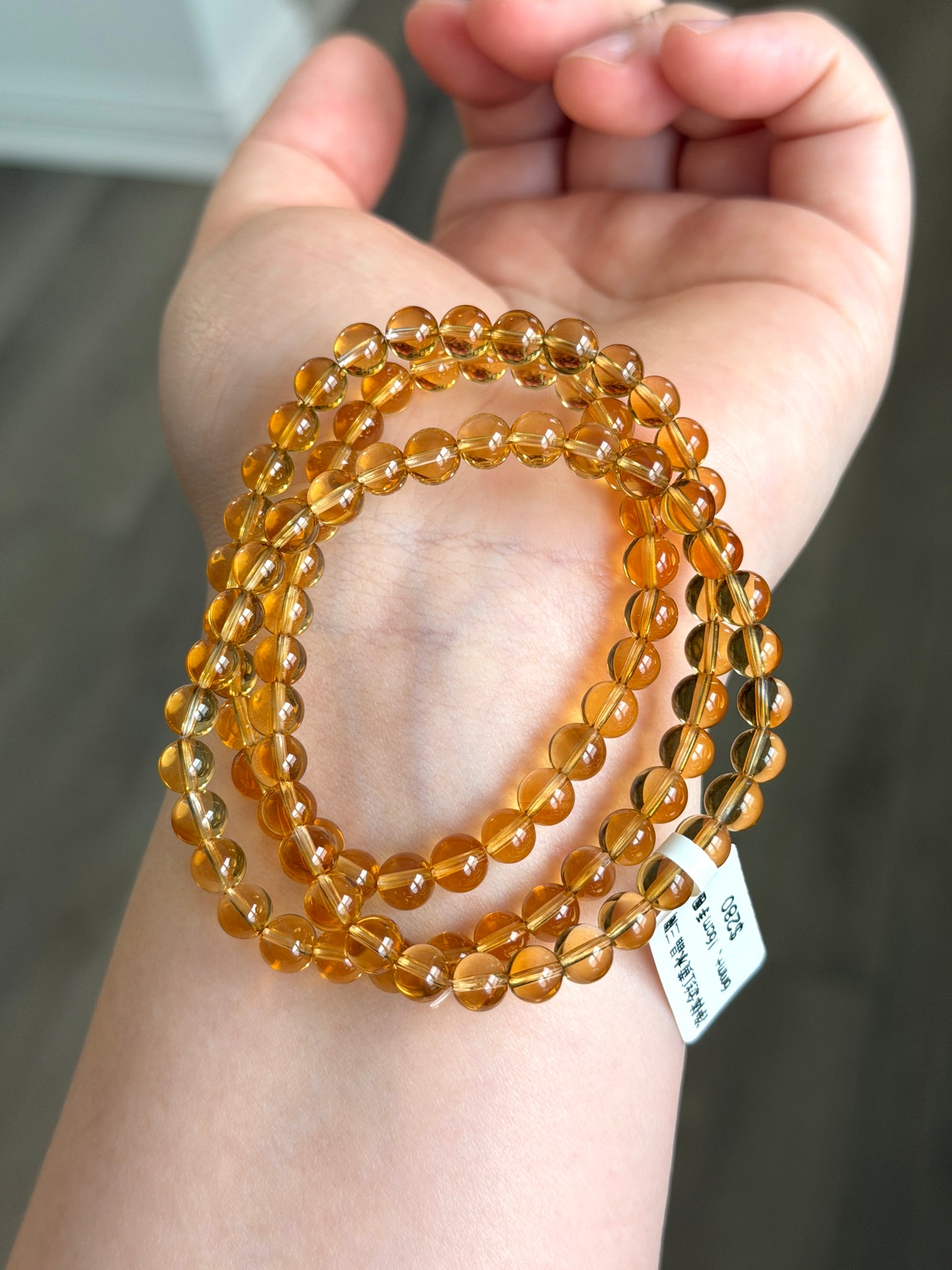 净体金红黄水晶多圈