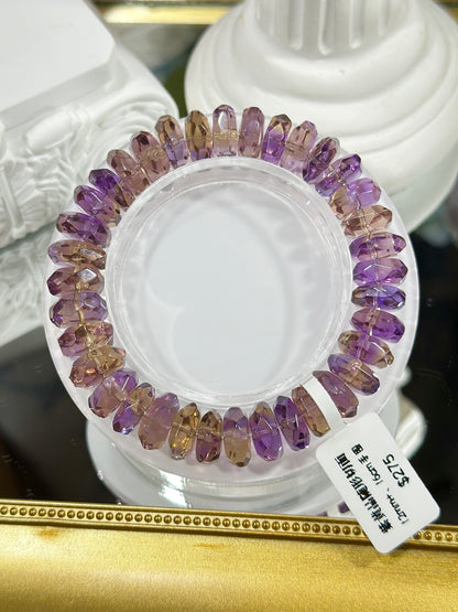 Ametrine diamond cut