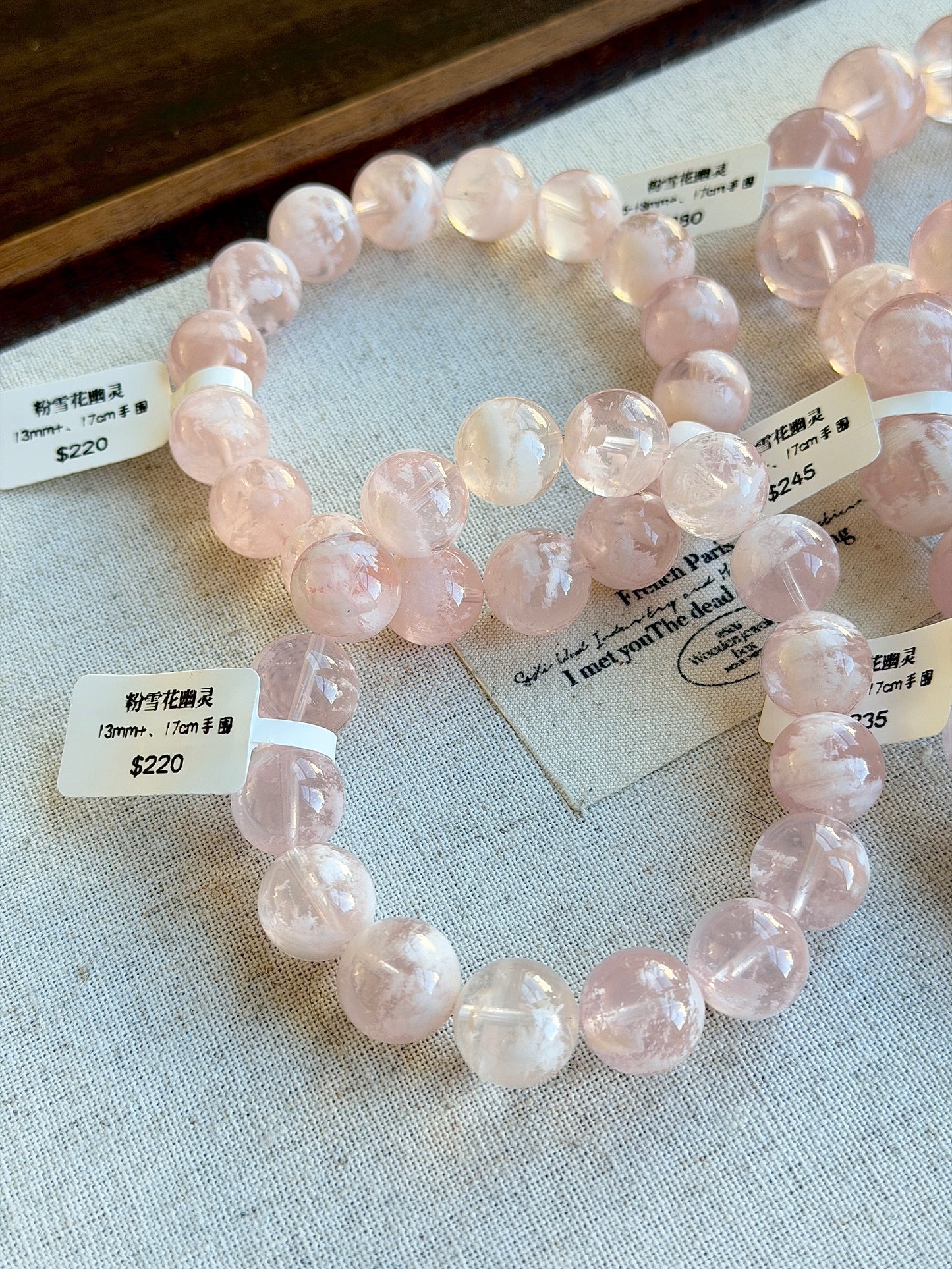 Pink Snowflake Ghost Crystal