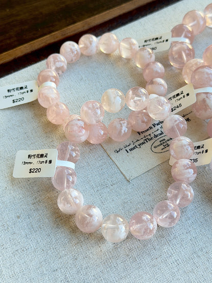 Pink Snowflake Ghost Crystal