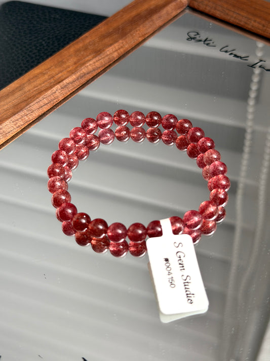 白水体鸽血红草莓晶