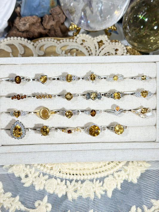 Citrine Ring S925 Silver