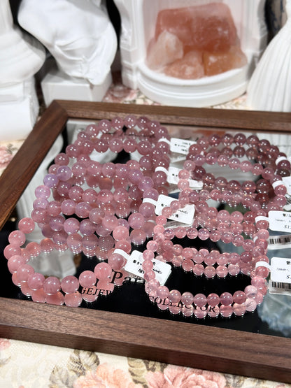 Purple Madagascar Rose Quartz