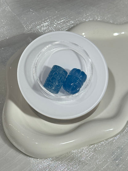 Aquamarine carvings