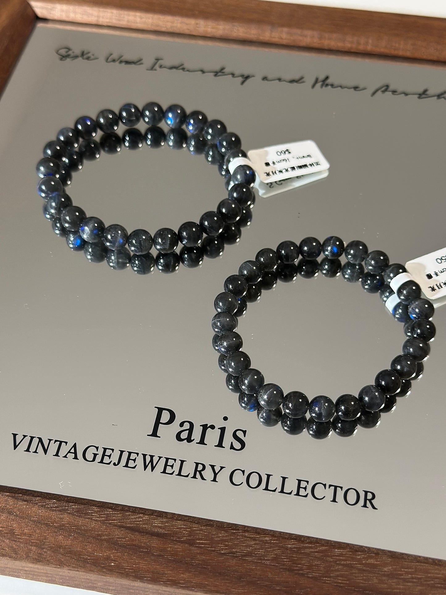 Black cat's eye blue light gray moonlight