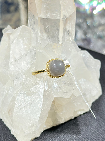 和田玉S925银戒指