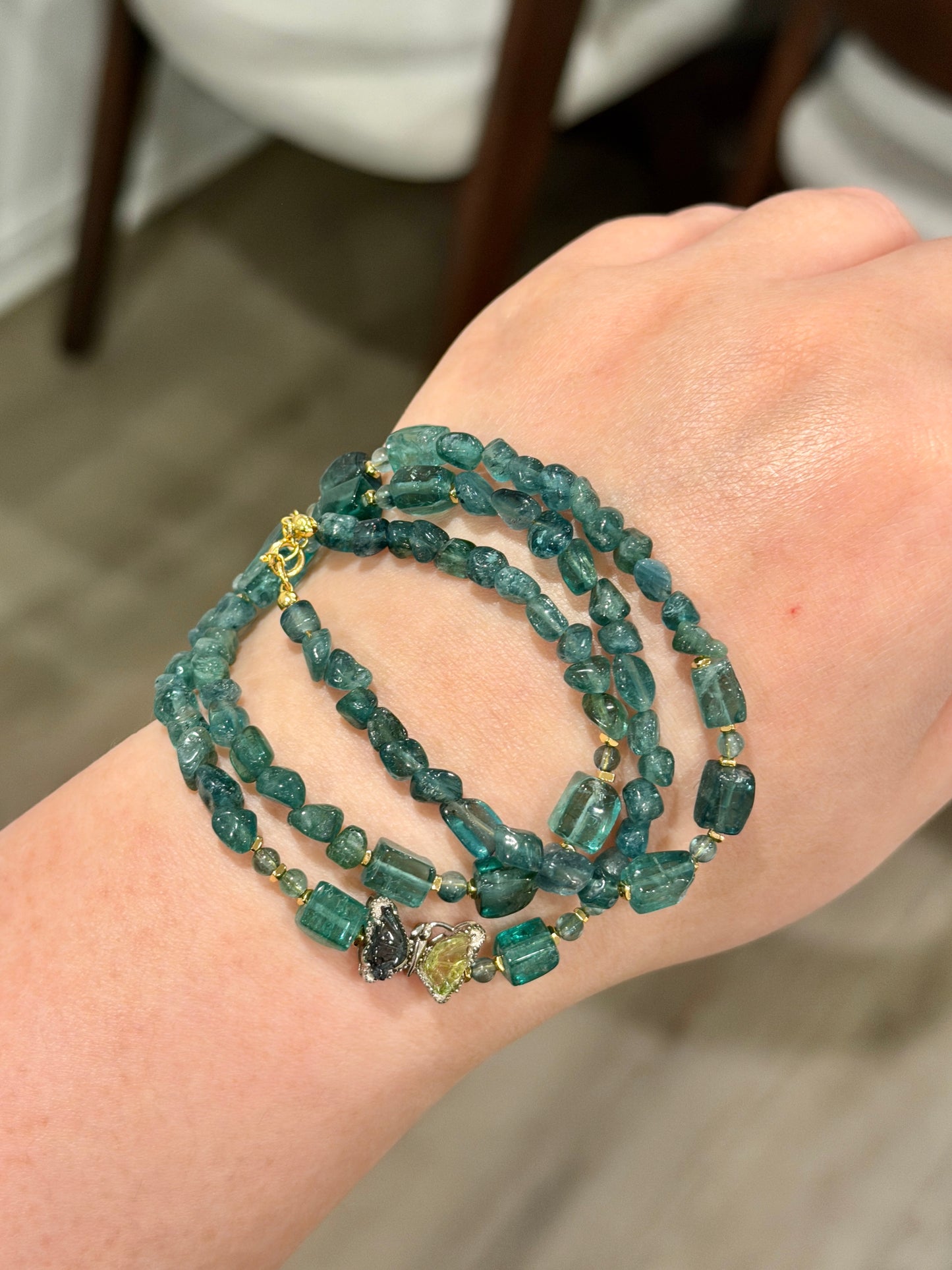 设计款 | 蓝碧玺长链