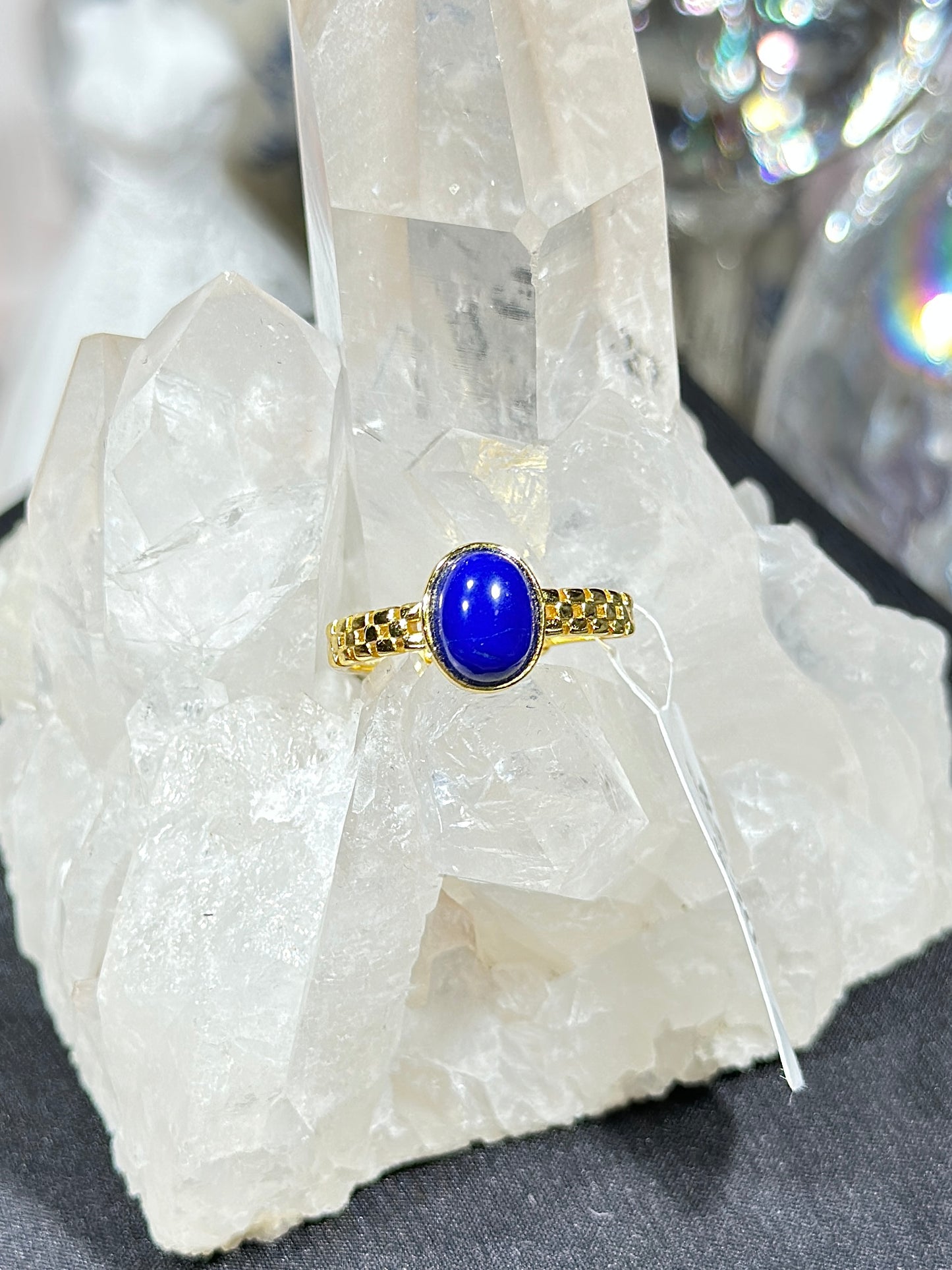 青金石S925银戒指