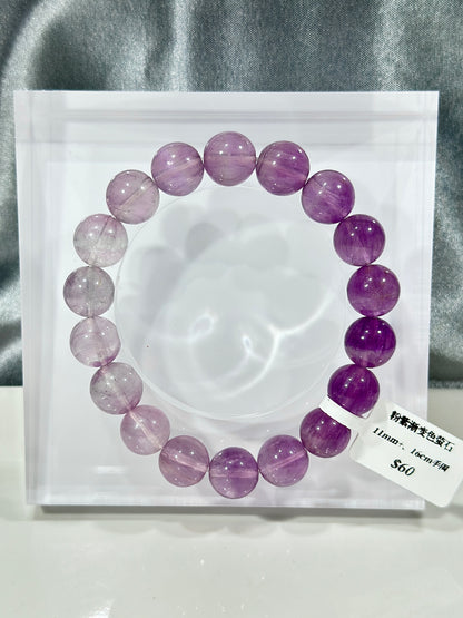 粉紫渐变色萤石