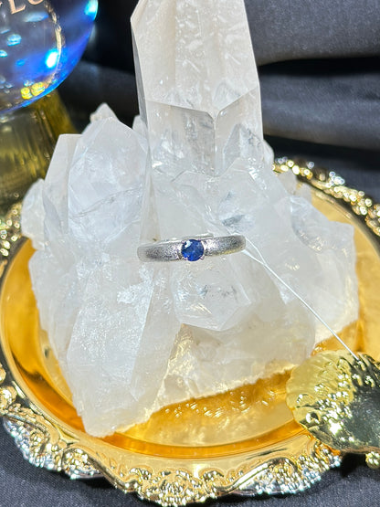 Sapphire S925 silver ring-2