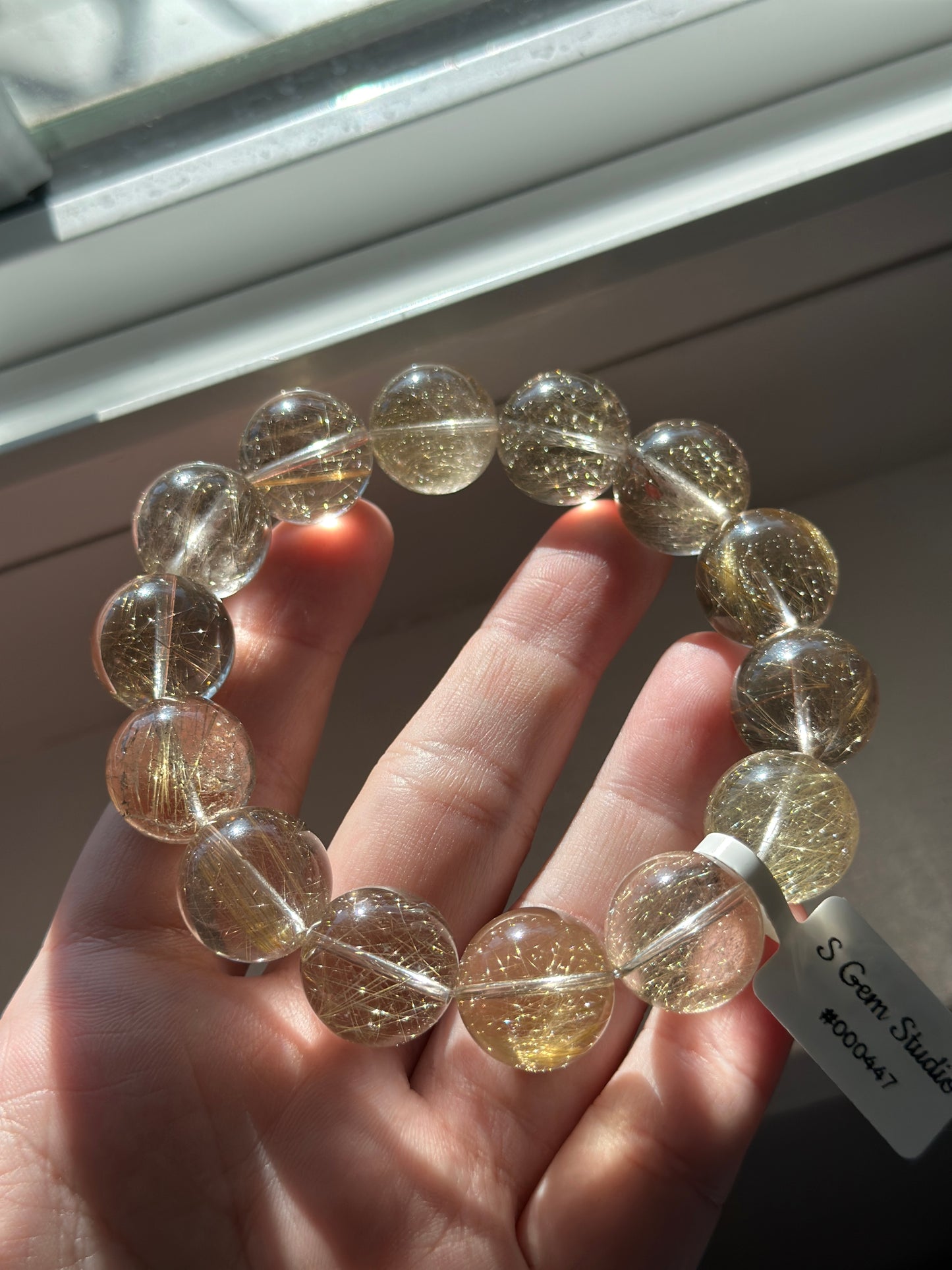Transparent Golden Rutilated Quartz
