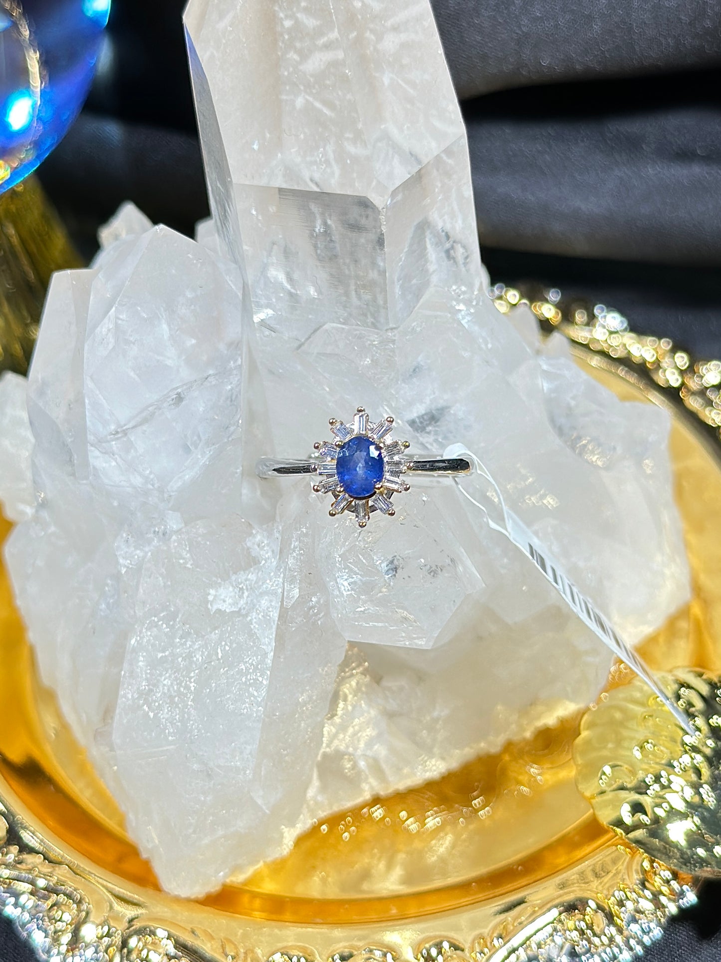 Sapphire S925 silver ring-1