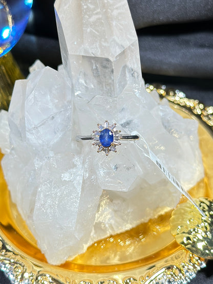 Sapphire S925 silver ring-1