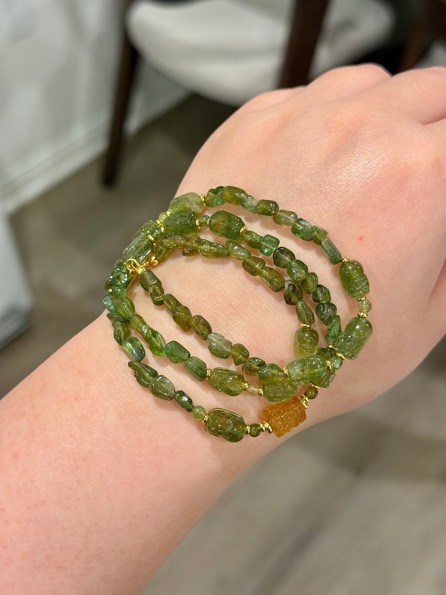 设计款 | 绿碧玺长链