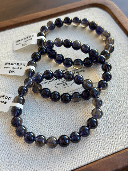 Transparent two-color cordierite