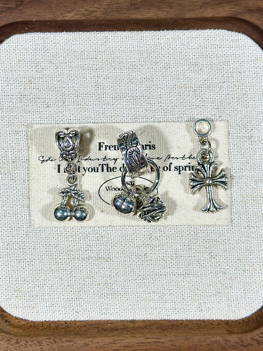 Antique silver drip accessories