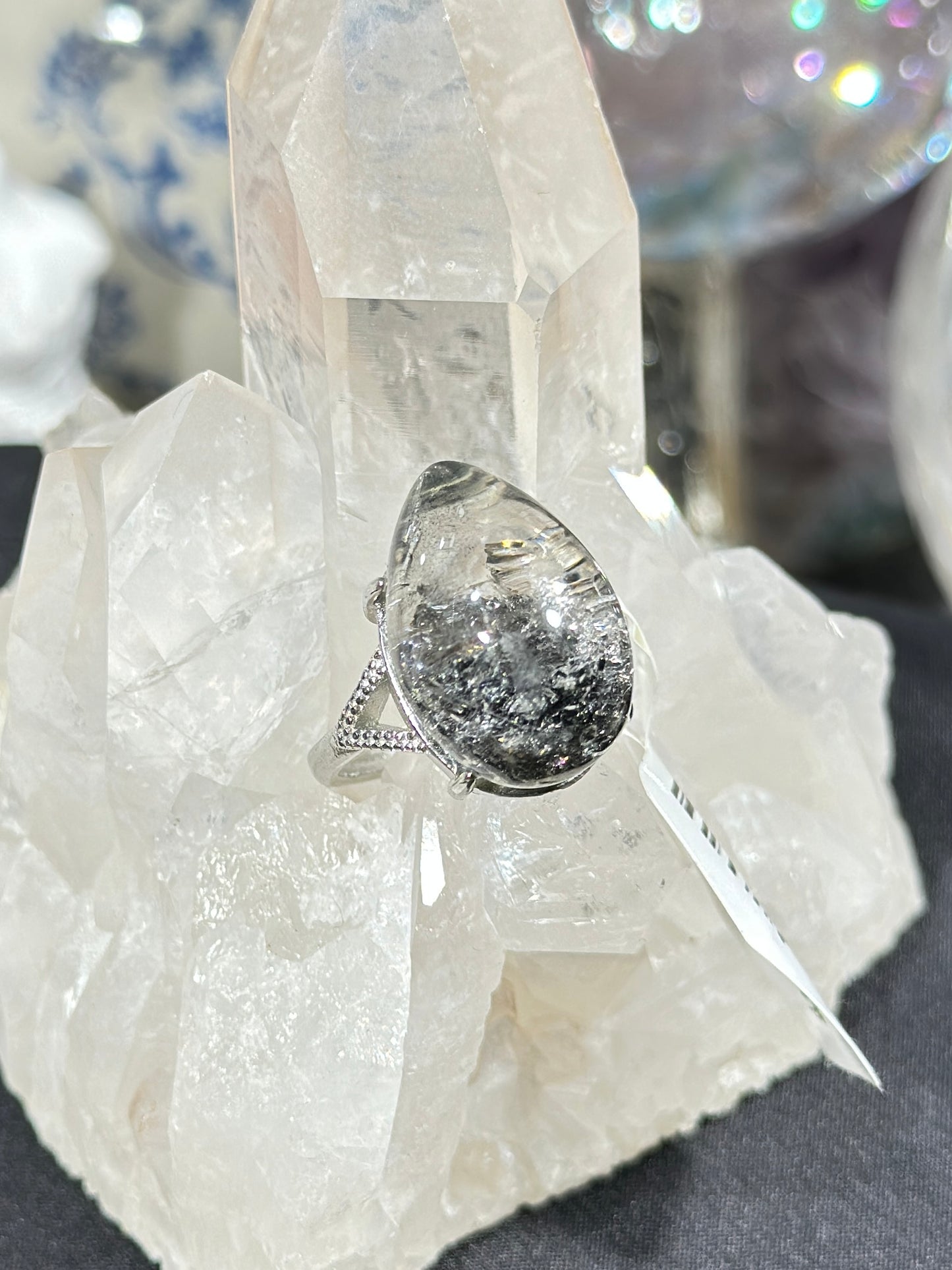 Ghost Crystal S925 Silver Ring