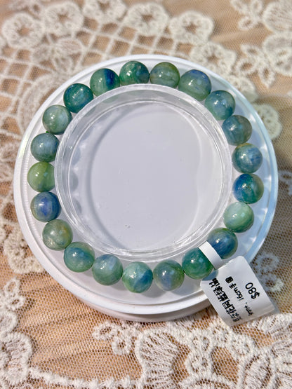 Monet Garden Blue Green Crystal