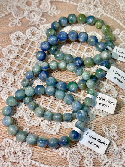 Monet Garden Blue Green Crystal