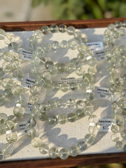 Pure Gold Sand Green Ghost Crystal