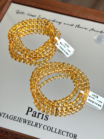 净体金红黄水晶多圈