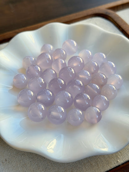 Purple Chalcedony Single Bead