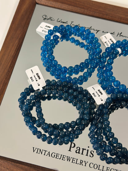 Blue phosphorus glow multiple circles