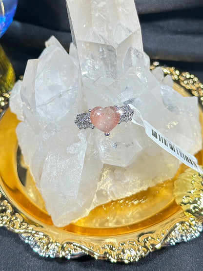 Golden Strawberry S925 Silver Ring