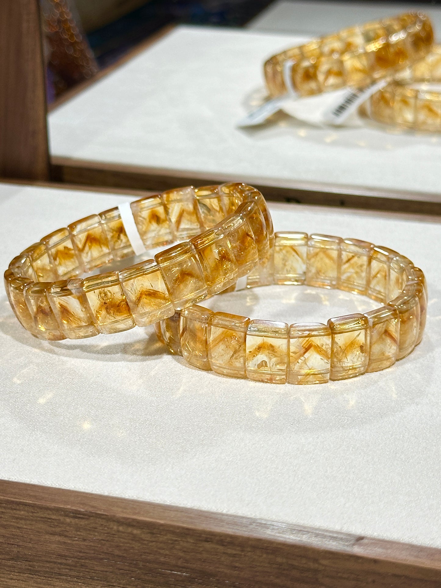 Yellow Tower Crystal Citrine Hand Card