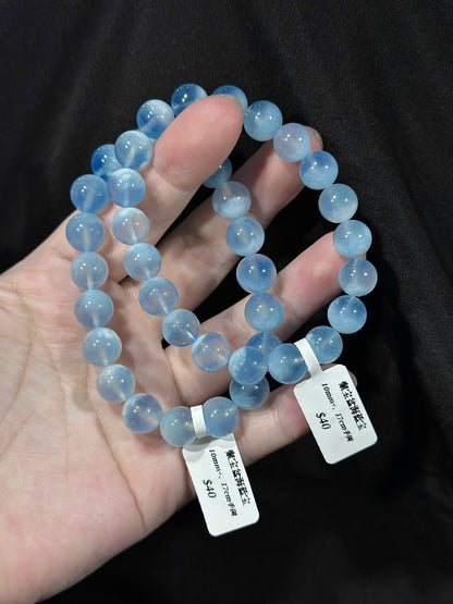 Cornucopia blue sky white clouds aquamarine