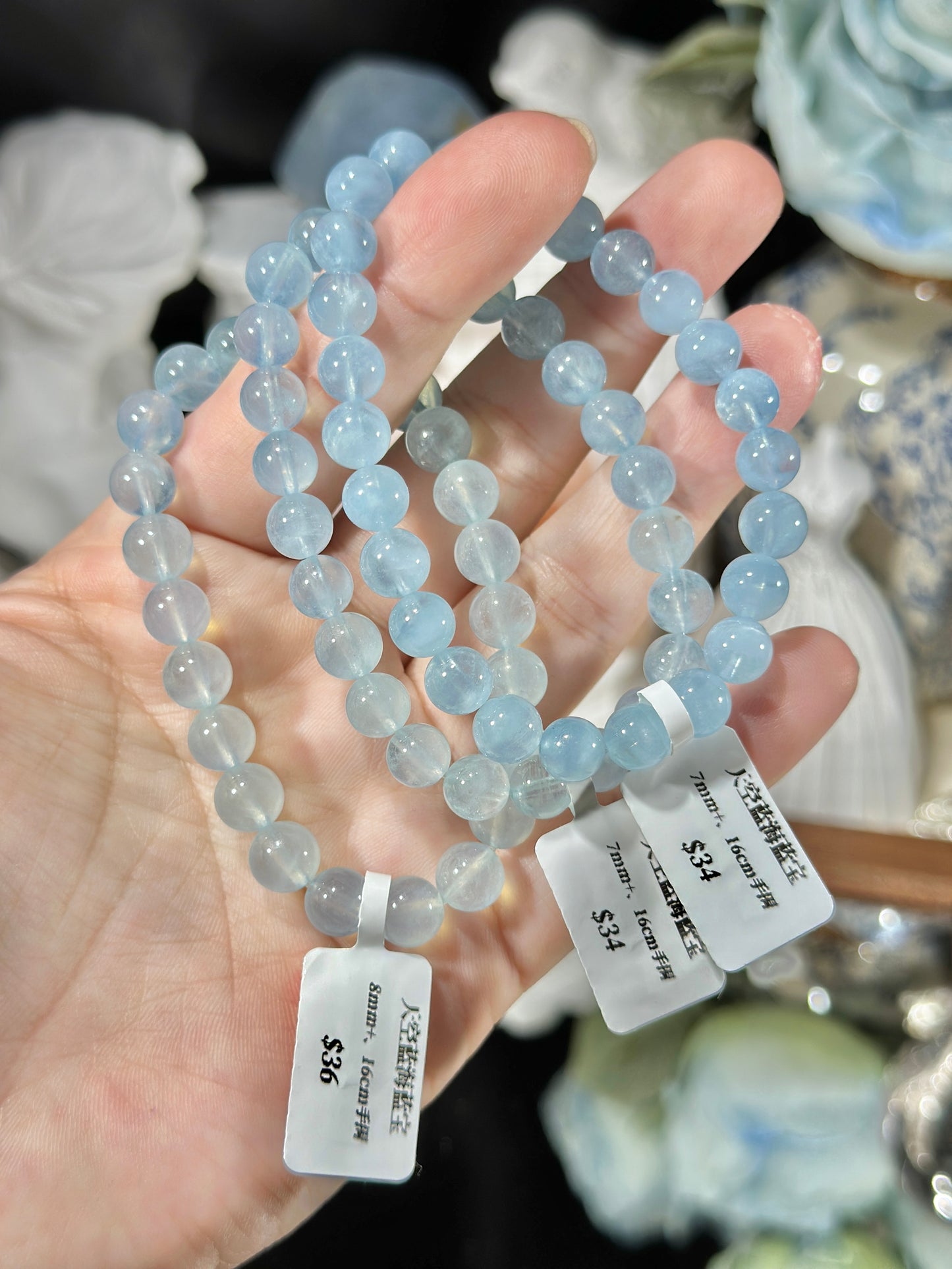 Sky blue sea sapphire
