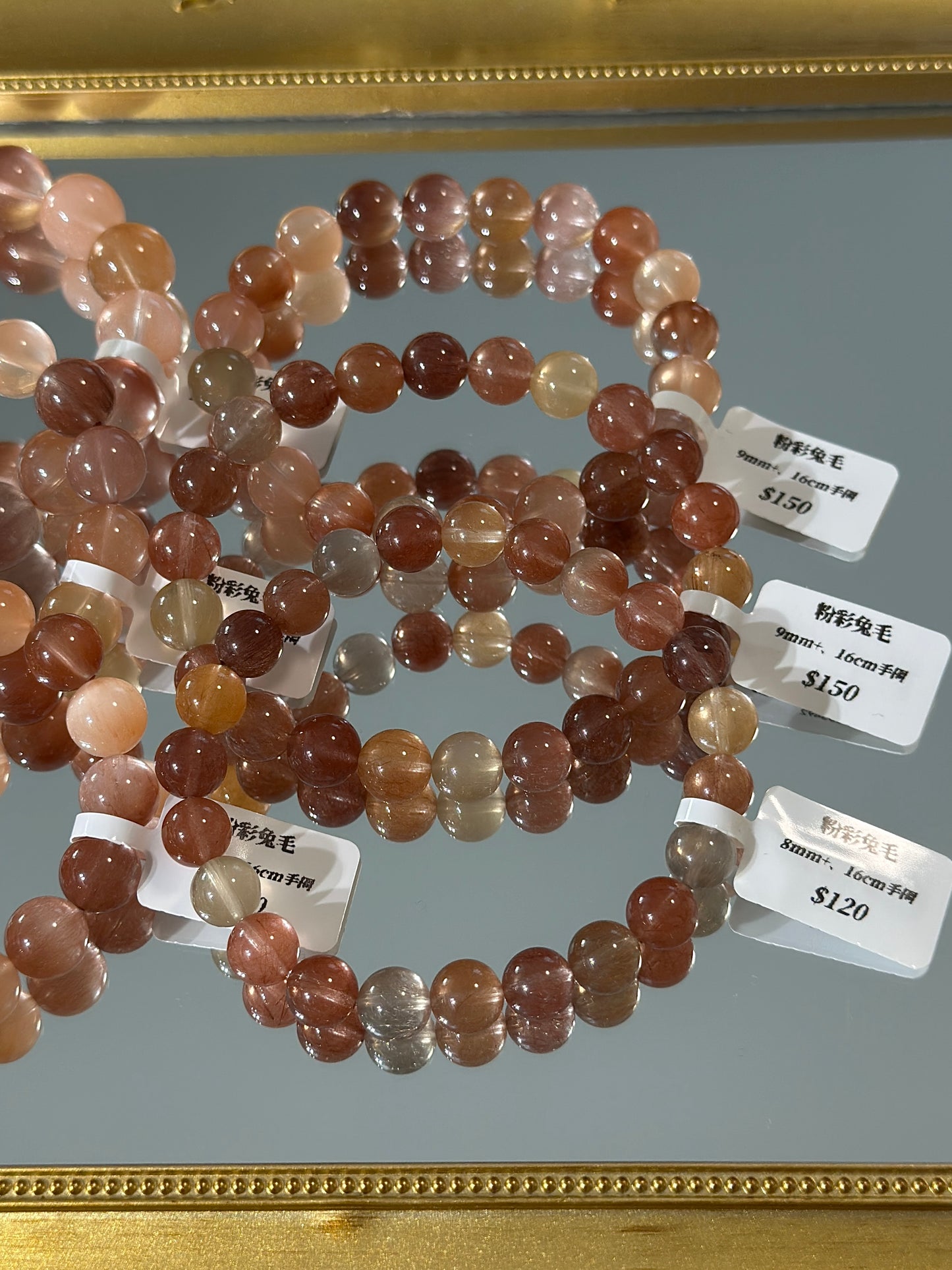 Pastel rabbit fur crystal