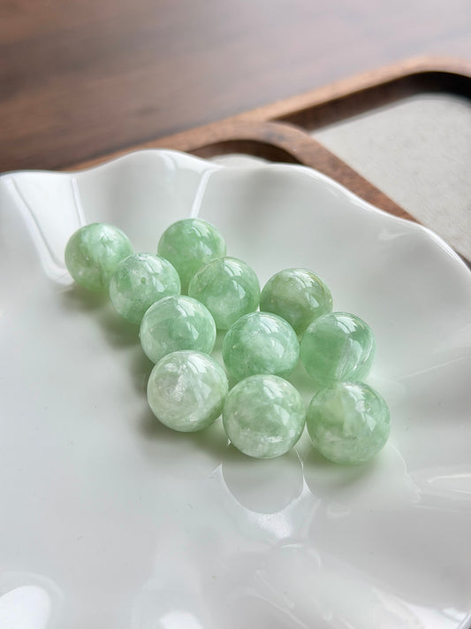 翠绿祖母晶单珠 14mm+
